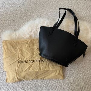 Authentic Louis Vuitton Saint Jacques PM Black Epi